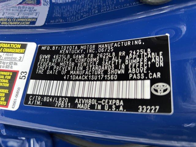 new 2025 Toyota Camry car, priced at $40,419