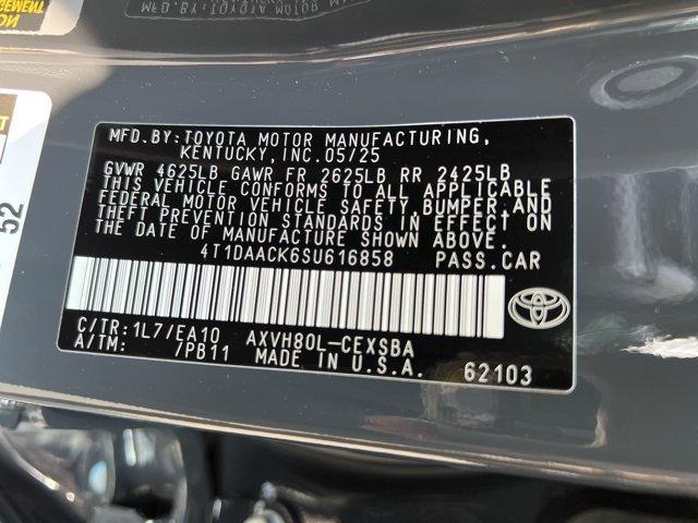 new 2025 Toyota Camry car, priced at $32,444