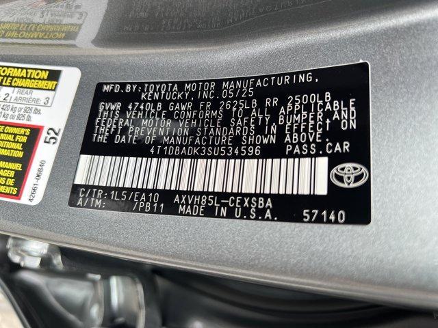 new 2025 Toyota Camry car, priced at $34,444