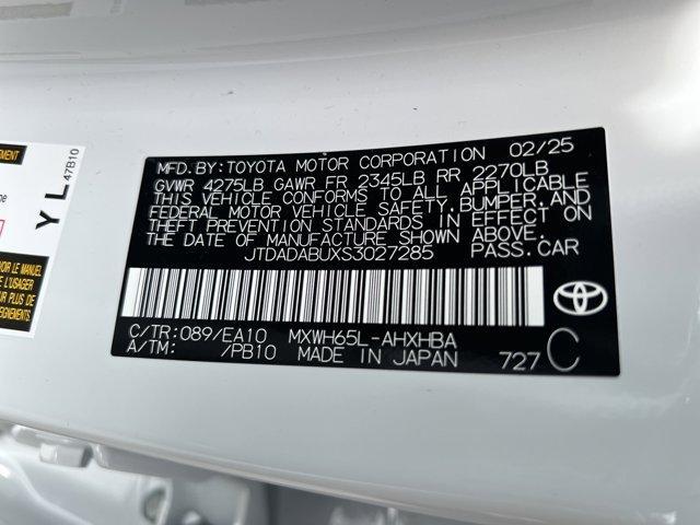 new 2025 Toyota Prius car, priced at $40,010