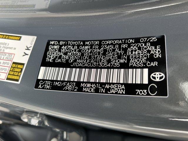 new 2026 Toyota Prius Plug-In Hybrid car, priced at $35,324