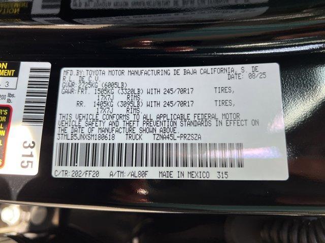 new 2025 Toyota Tacoma car, priced at $44,164