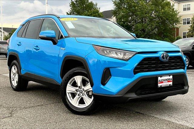 used 2021 Toyota RAV4 Hybrid car, priced at $26,595