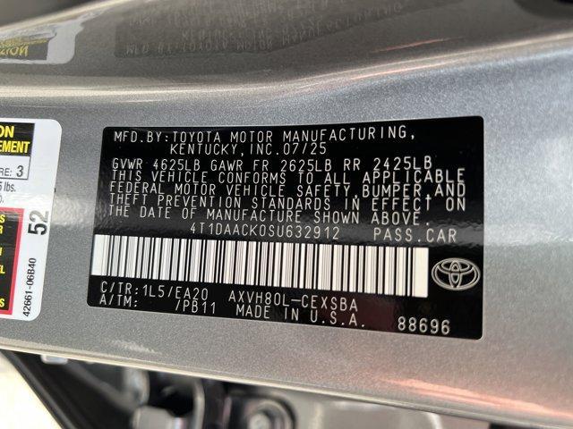 new 2025 Toyota Camry car, priced at $32,979