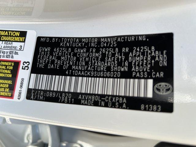 new 2025 Toyota Camry car, priced at $40,894