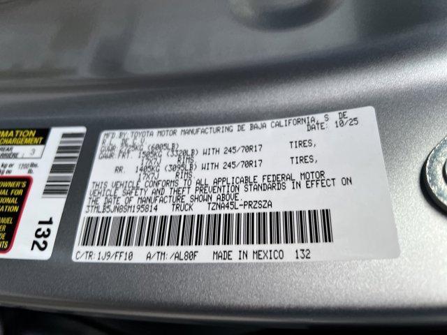 new 2025 Toyota Tacoma car, priced at $42,869