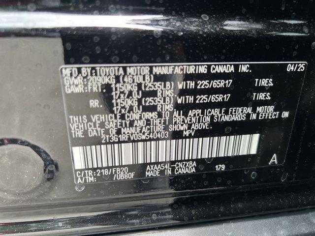 new 2025 Toyota RAV4 car, priced at $33,054