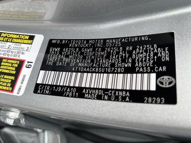 new 2025 Toyota Camry car, priced at $32,114