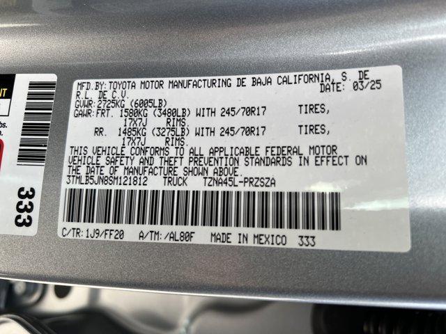 new 2025 Toyota Tacoma car, priced at $43,269
