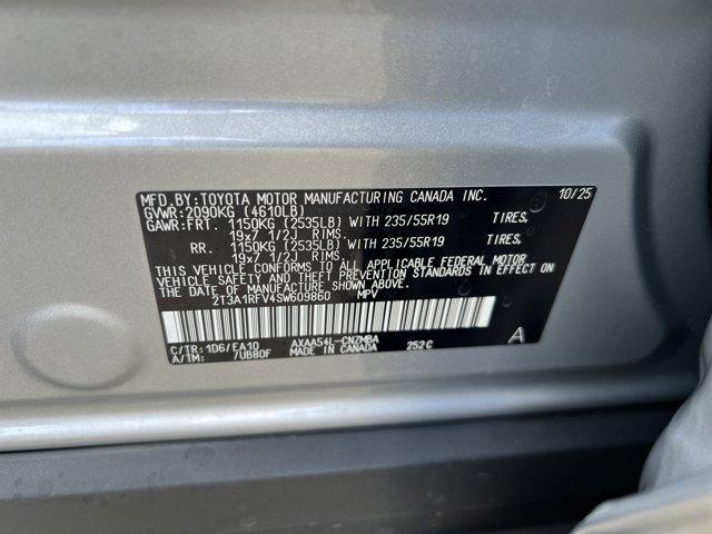 new 2025 Toyota RAV4 car, priced at $38,204