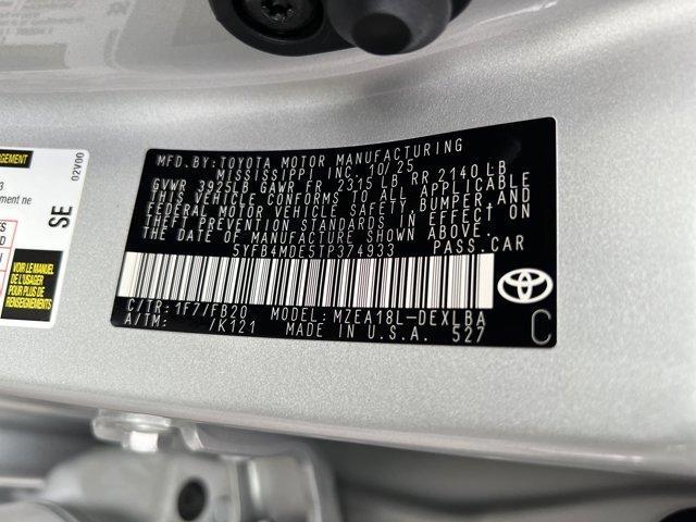 new 2026 Toyota Corolla car, priced at $24,229