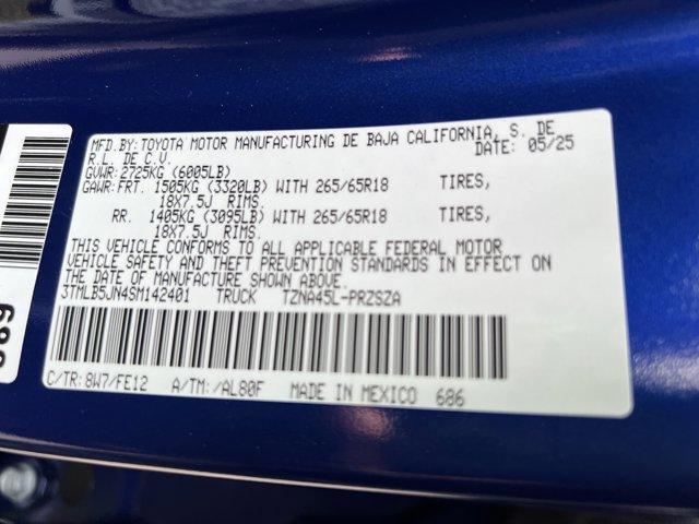 new 2025 Toyota Tacoma car, priced at $45,684