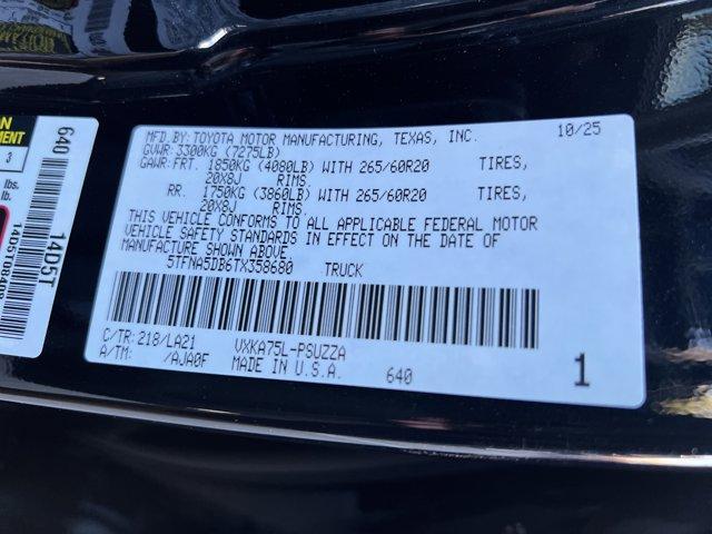 new 2026 Toyota Tundra car, priced at $73,157