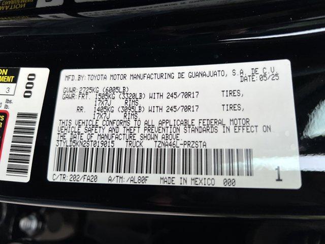 new 2025 Toyota Tacoma car, priced at $38,684