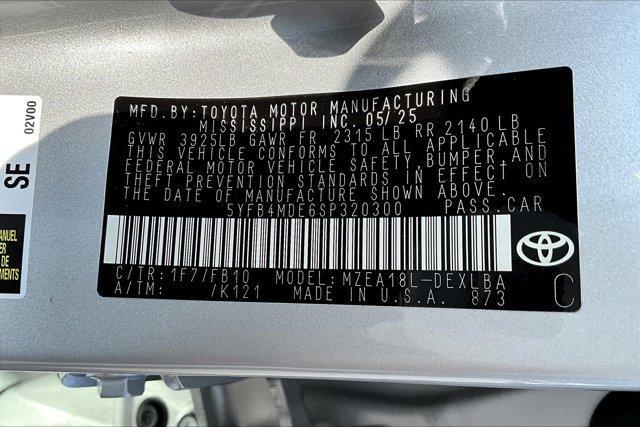 used 2025 Toyota Corolla car, priced at $24,995