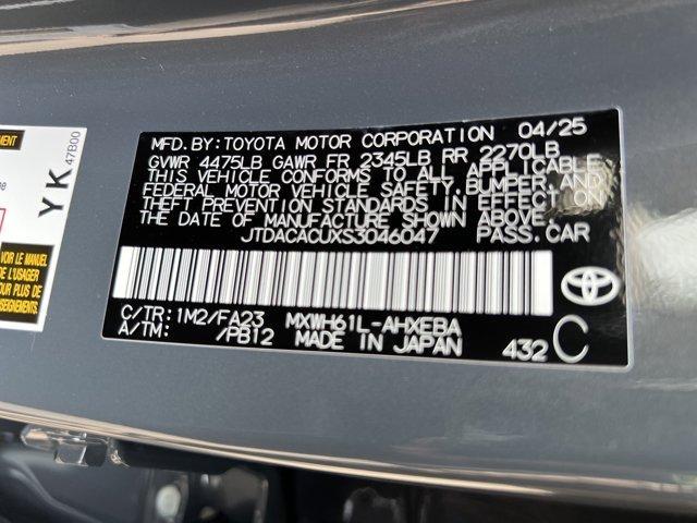 new 2025 Toyota Prius Plug-In Hybrid car, priced at $35,009