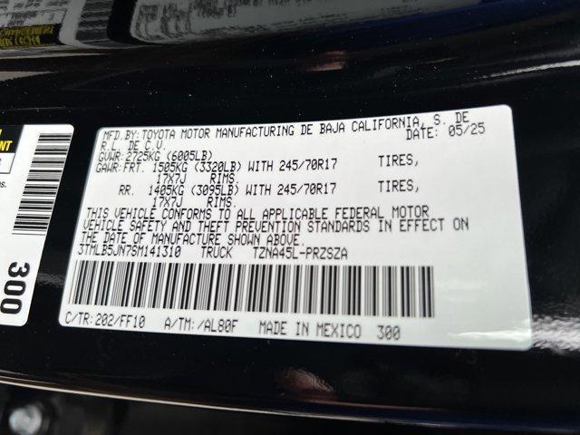 new 2025 Toyota Tacoma car, priced at $43,865