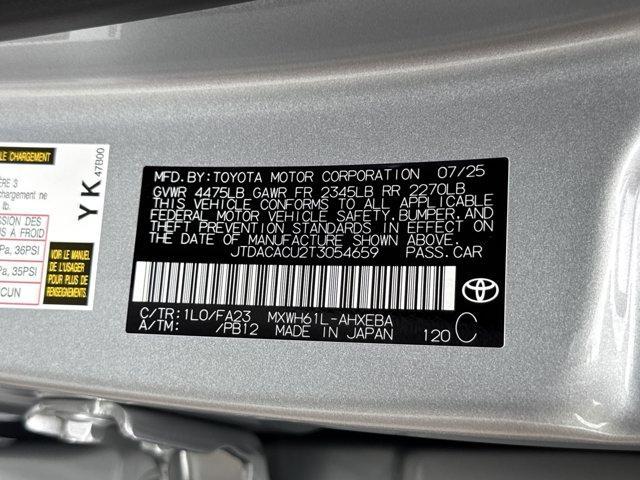 new 2026 Toyota Prius Plug-In Hybrid car, priced at $35,324