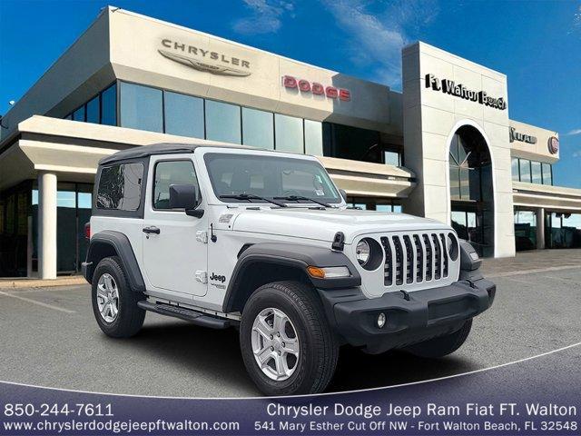 used 2021 Jeep Wrangler car, priced at $27,635