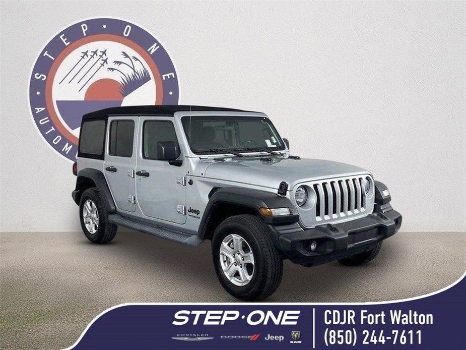 used 2022 Jeep Wrangler Unlimited car, priced at $29,052