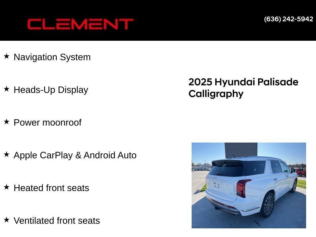 new 2025 Hyundai Palisade car, priced at $51,785