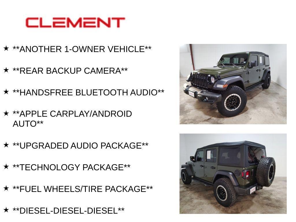 used 2021 Jeep Wrangler Unlimited car, priced at $33,500