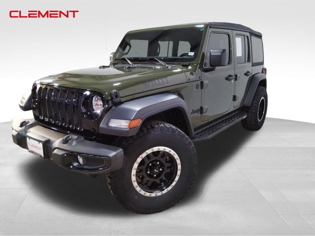 used 2021 Jeep Wrangler Unlimited car, priced at $33,500