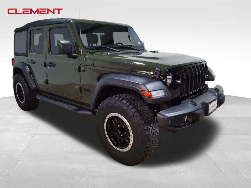 used 2021 Jeep Wrangler Unlimited car, priced at $33,500