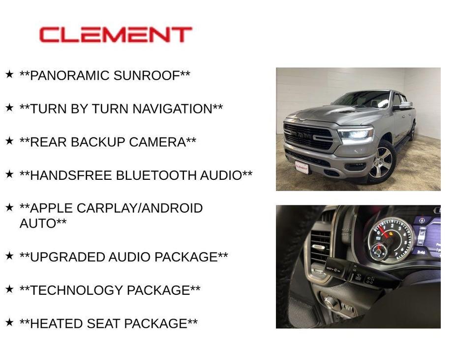 used 2019 Ram 1500 car, priced at $34,400