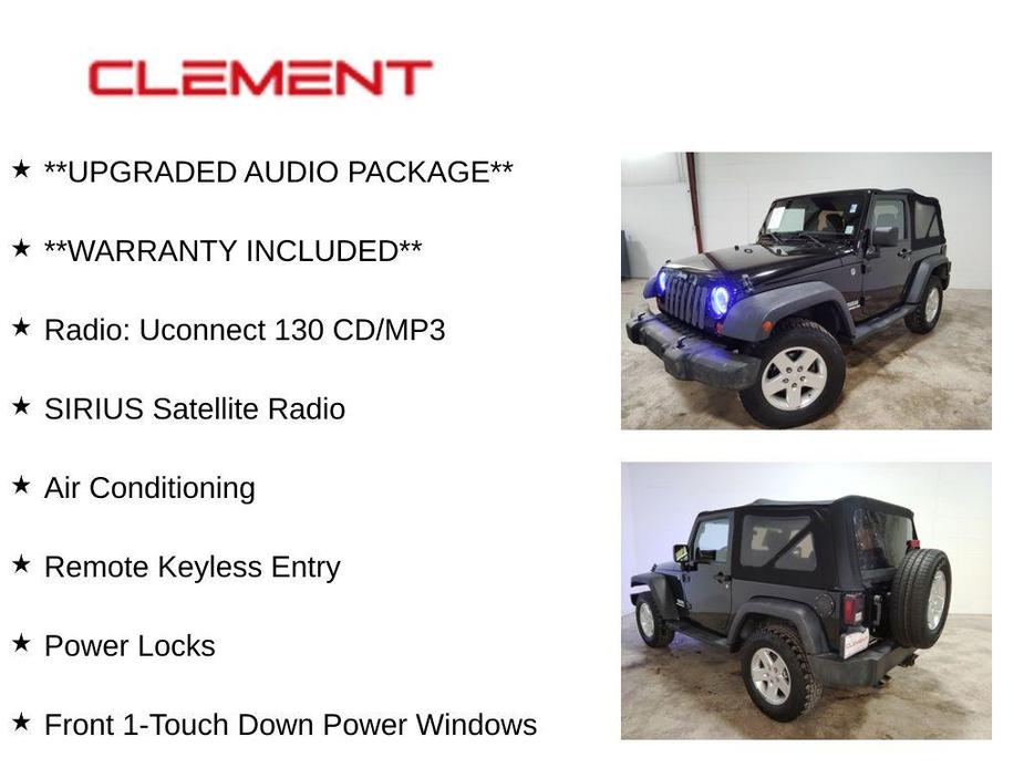 used 2012 Jeep Wrangler car, priced at $13,000