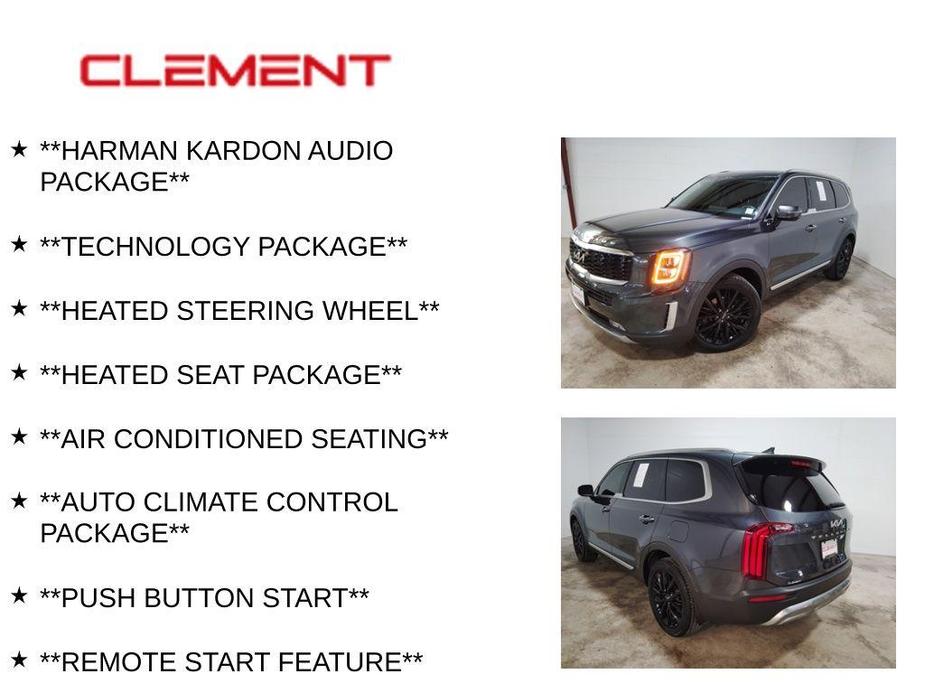 used 2022 Kia Telluride car, priced at $35,200