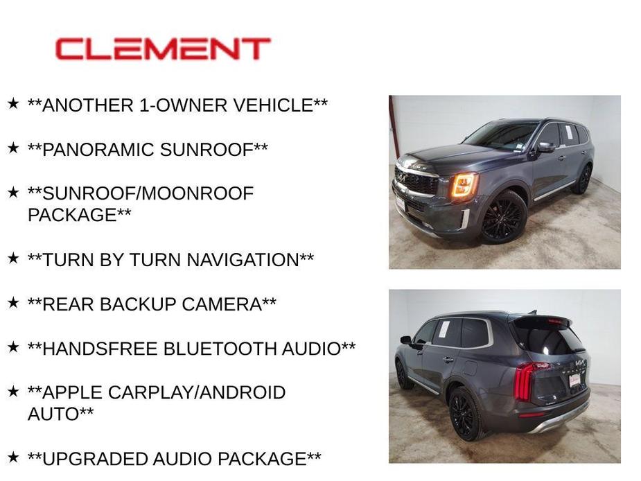 used 2022 Kia Telluride car, priced at $35,200