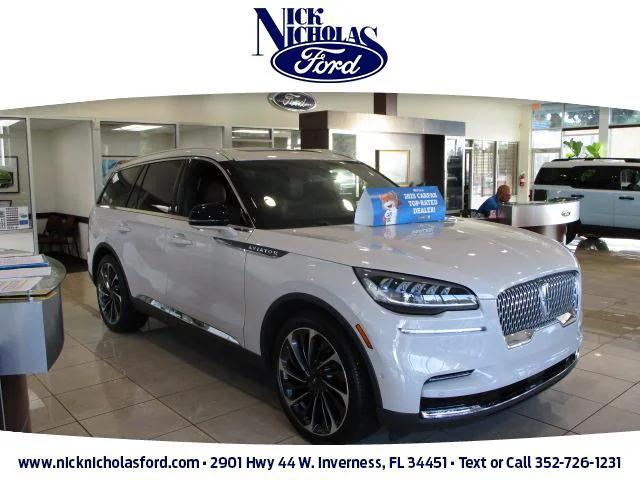 used 2022 Lincoln Aviator car, priced at $52,400