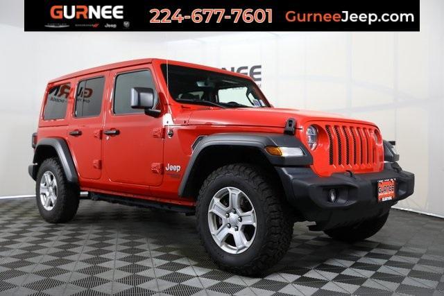 used 2021 Jeep Wrangler Unlimited car, priced at $28,500