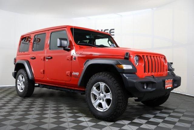 used 2021 Jeep Wrangler Unlimited car, priced at $28,500