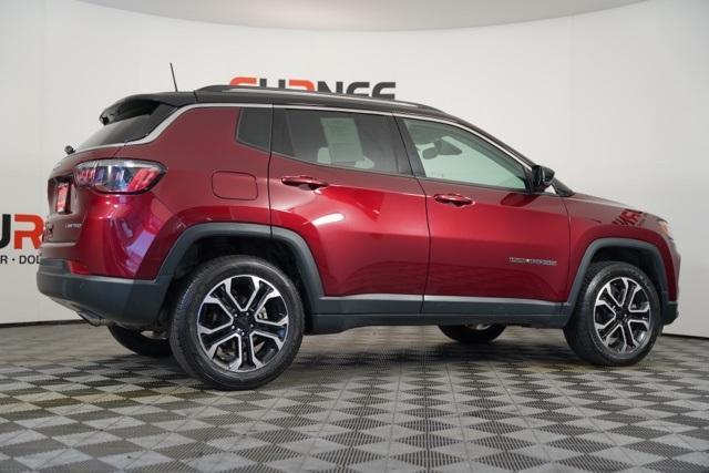 used 2022 Jeep Compass car, priced at $23,500