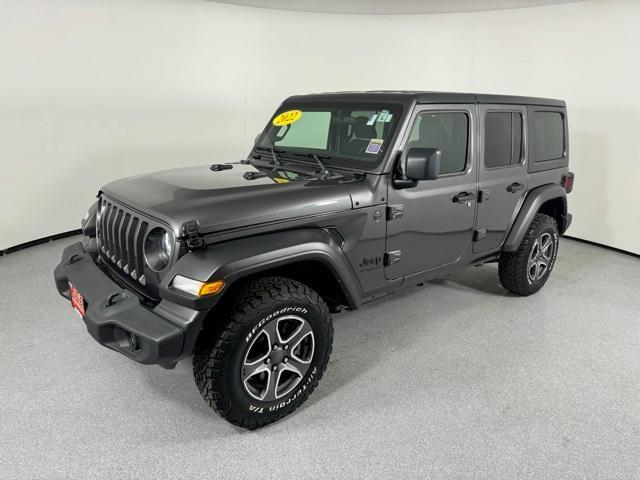 used 2022 Jeep Wrangler Unlimited car, priced at $29,402