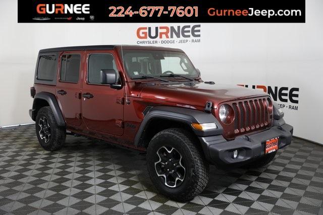 used 2021 Jeep Wrangler Unlimited car, priced at $21,500