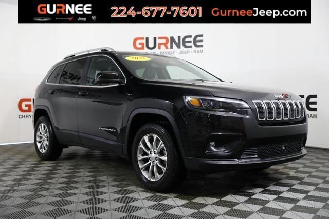 used 2021 Jeep Cherokee car, priced at $22,693