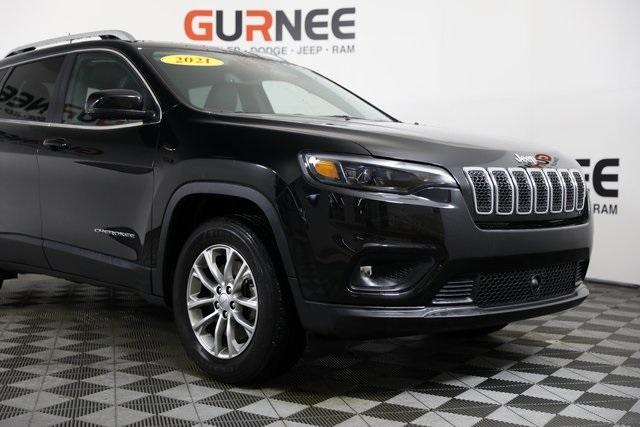 used 2021 Jeep Cherokee car, priced at $22,693