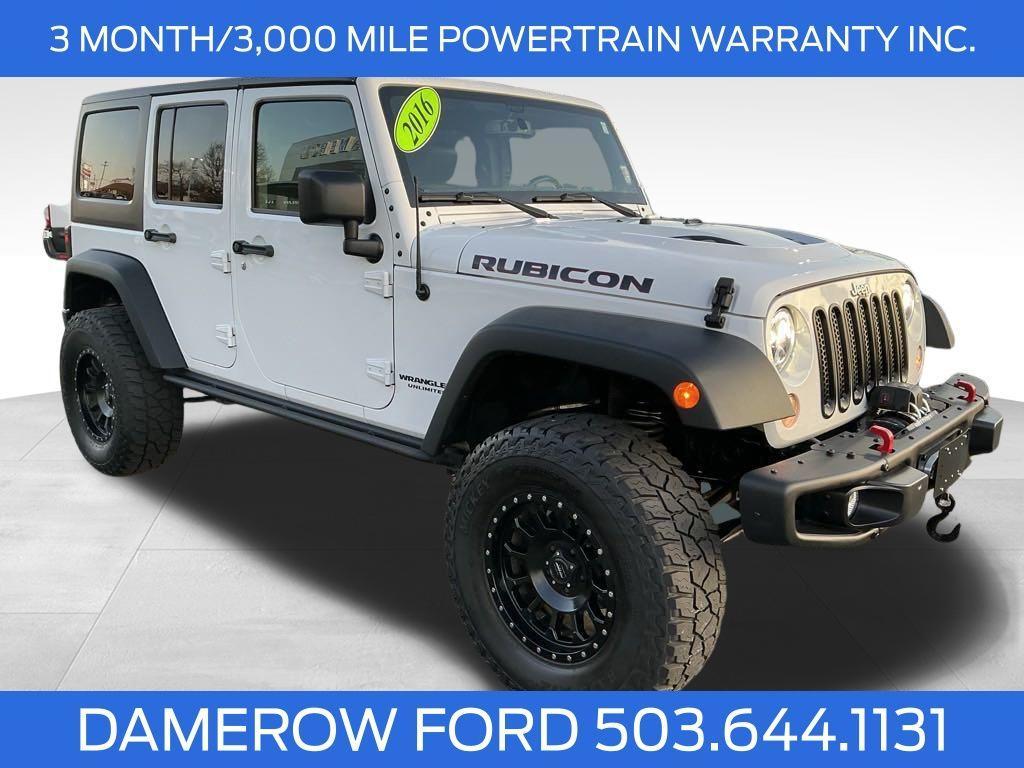 used 2016 Jeep Wrangler Unlimited car, priced at $22,444