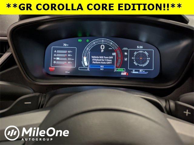 new 2025 Toyota GR Corolla car, priced at $41,718