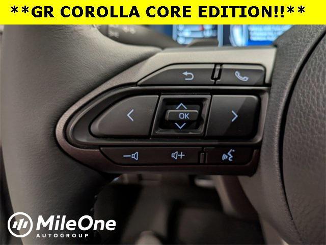 new 2025 Toyota GR Corolla car, priced at $41,718