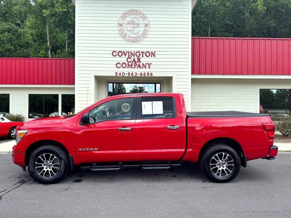 used 2021 Nissan Titan car, priced at $34,950