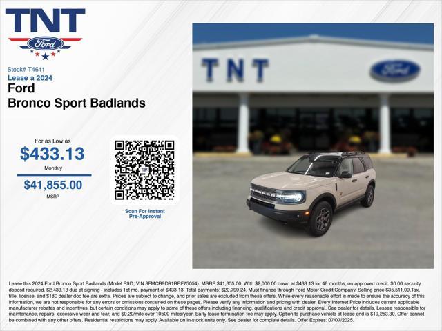 new 2024 Ford Bronco Sport car