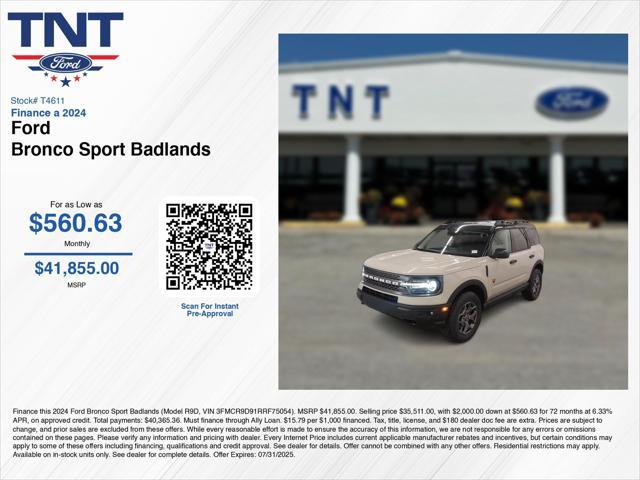 new 2024 Ford Bronco Sport car