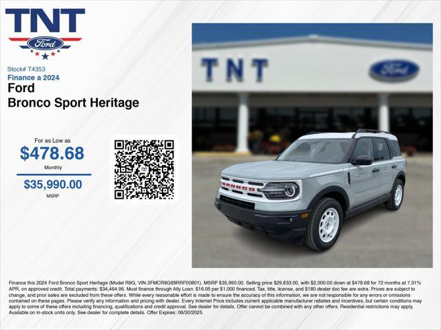 new 2024 Ford Bronco Sport car