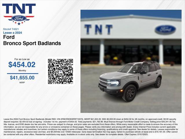 new 2024 Ford Bronco Sport car