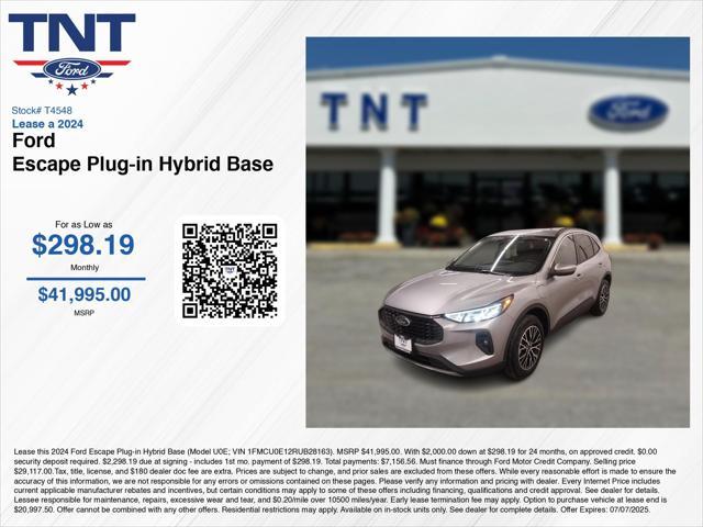 new 2024 Ford Escape PHEV car