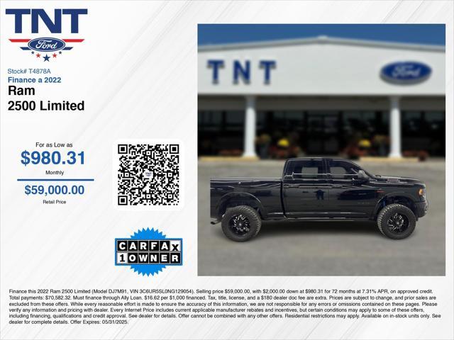 used 2022 Ram 2500 car, priced at $58,000